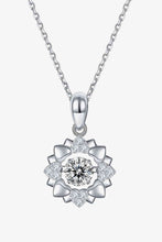 Load image into Gallery viewer, Moissanite Necklace-Moissanite Flower Shape Pendant Necklace | moissanite necklace
