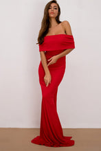 Load image into Gallery viewer, Womens Formal Dress-Off-Shoulder Floor Length Dress | Dresses
