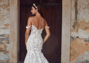 Mermaid Wedding Dress-Off Shoulder Lace Beach Wedding Dress | Wedding Dresses