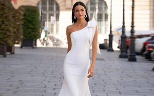 Beach Wedding Dress-One Shoulder Bridal Gown | Wedding Dresses