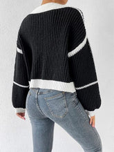 Load image into Gallery viewer, Womens Sweater-Open Front Dropped Shoulder Cardigan | sweater
