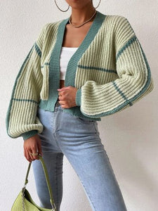 Womens Sweater-Open Front Dropped Shoulder Cardigan | sweater