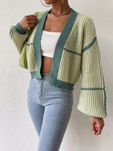 Load image into Gallery viewer, Womens Sweater-Open Front Dropped Shoulder Cardigan | sweater
