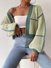 Load image into Gallery viewer, Womens Sweater-Open Front Dropped Shoulder Cardigan | sweater
