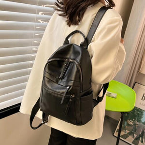 Womens Backpack-Casual PU Leather Backpack | Shoes & Bags/Handbags