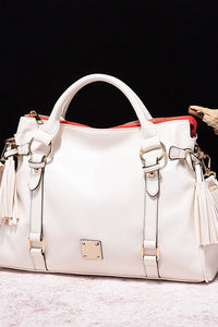 Womens Handbag-PU Leather Handbag with Tassels | Shoes & Bags/Handbags