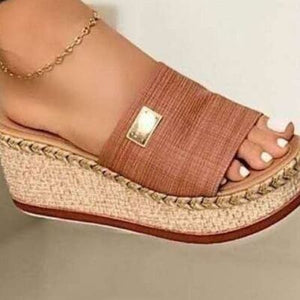 Womens Sandals-PU Leather Open Toe Sandals