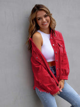 Load image into Gallery viewer, Womens Jacket-Pink Denim Jacket | Multi-Colors Denim Jacket | Denim Jacket
