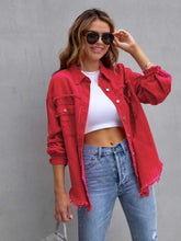 Load image into Gallery viewer, Womens Jacket-Pink Denim Jacket | Multi-Colors Denim Jacket | Denim Jacket
