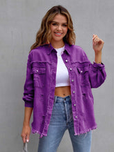 Load image into Gallery viewer, Womens Jacket-Pink Denim Jacket | Multi-Colors Denim Jacket | Denim Jacket
