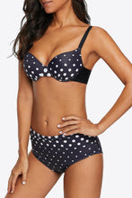 Load image into Gallery viewer, Womens Swimsuit-Polka Dot Summer Spandex Bikini Set
