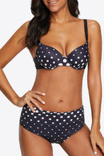 Load image into Gallery viewer, Womens Swimsuit-Polka Dot Summer Spandex Bikini Set
