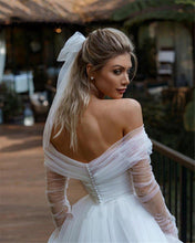 Load image into Gallery viewer, A Line Wedding Dress-Princess Bridal Gown | Wedding Dresses
