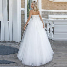 Load image into Gallery viewer, Princess Ball Gown Wedding Dress | Backless Strapless Broke Girl Philanthropy
