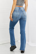 Load image into Gallery viewer, Womens Blue Jeans-RISEN Full Size Iris High Waisted Flare Jeans | Blue Jeans
