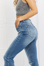 Load image into Gallery viewer, Womens Blue Jeans-RISEN Full Size Iris High Waisted Flare Jeans | Blue Jeans
