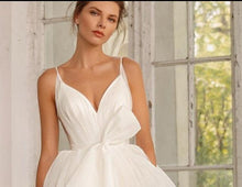 Load image into Gallery viewer, A Line Beach Wedding Dress-V-Neck A-Line Wedding Dress | Wedding Dresses
