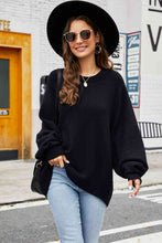 Load image into Gallery viewer, Womens Sweater-Round Neck  Long Sleeve Sweater
