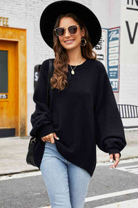 Womens Sweater-Round Neck  Long Sleeve Sweater