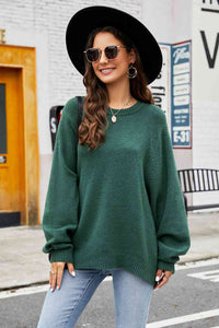 Womens Sweater-Round Neck  Long Sleeve Sweater