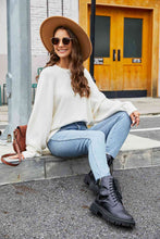 Load image into Gallery viewer, Womens Sweater-Round Neck  Long Sleeve Sweater
