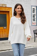 Load image into Gallery viewer, Womens Sweater-Round Neck  Long Sleeve Sweater
