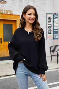 Womens Sweater-Round Neck  Long Sleeve Sweater