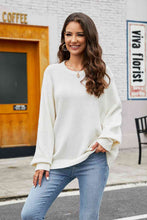 Load image into Gallery viewer, Womens Sweater-Round Neck  Long Sleeve Sweater
