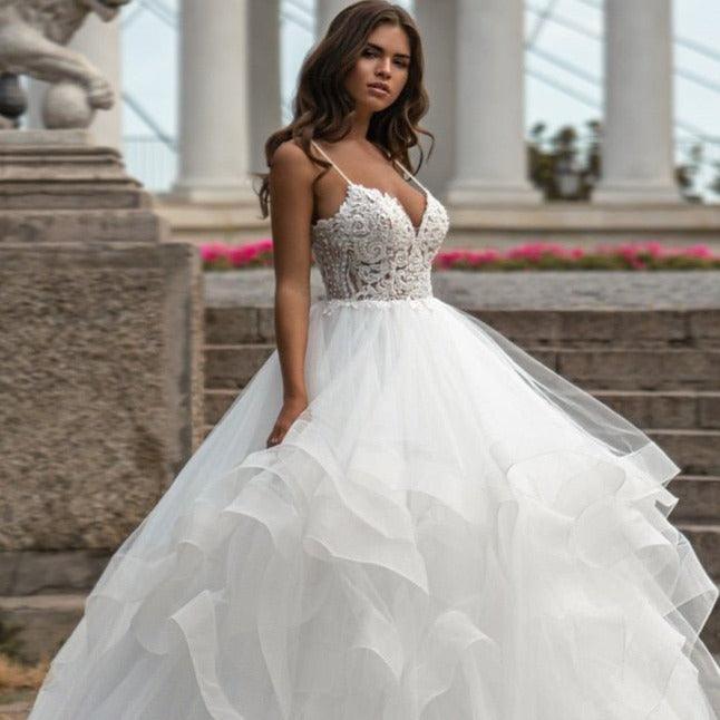 Lace Ball Gown Wedding Dress- Sexy Wedding Dress | Wedding Dresses