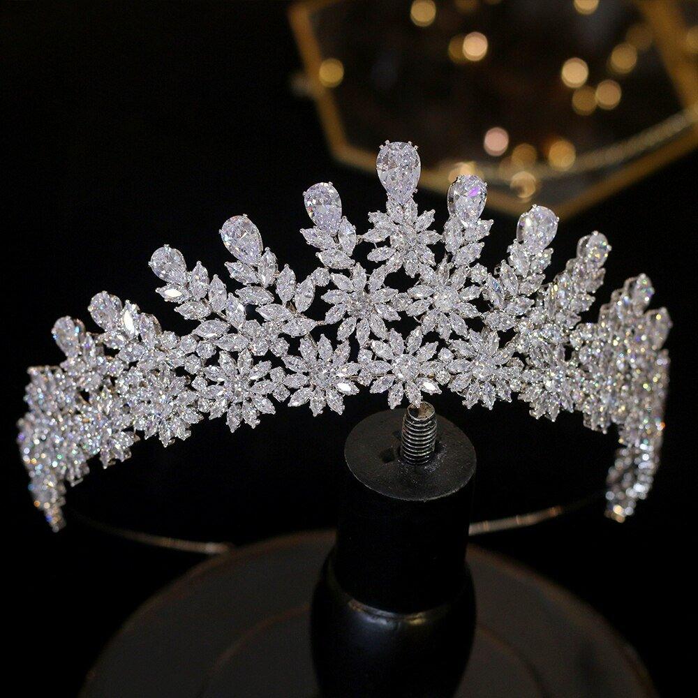 Bridal Tiara Headband-Wedding Princess Crown | 0