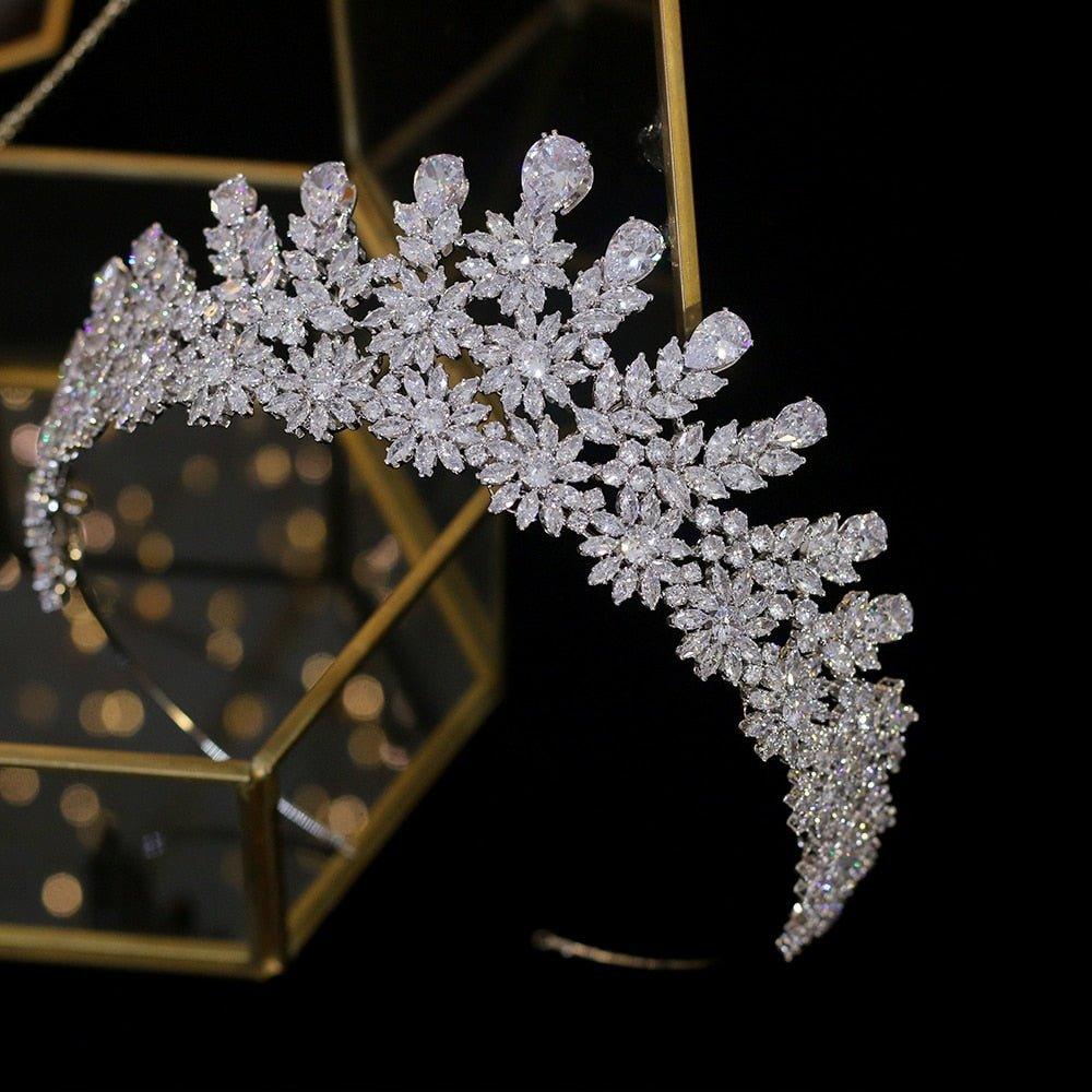 Bridal Tiara Headband-Wedding Princess Crown | 0