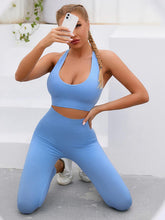 Load image into Gallery viewer, Womens Activewear-Sport Tank and Leggings Set | Activewear/Activewear Sets
