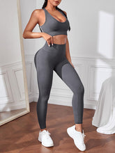 Load image into Gallery viewer, Womens Activewear-Sport Tank and Leggings Set | Activewear/Activewear Sets
