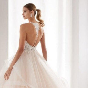 Backless Beach Wedding Dress-Sweetheart A-Line Princess Bridal Gown | Wedding Dresses