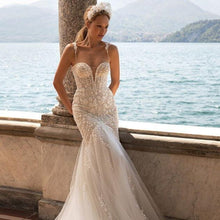 Load image into Gallery viewer, Sweetheart Lace Wedding Dress-Backless Mermaid Wedding Dress | Wedding Dresses
