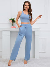 Load image into Gallery viewer, Womens Pants Set-Tank, Cardigan, and Pants Set
