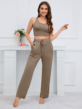 Load image into Gallery viewer, Womens Pants Set-Tank, Cardigan, and Pants Set
