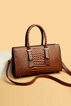 Load image into Gallery viewer, Womens Handbag-Textured PU Leather Handbag | Shoes &amp; Bags/Handbags
