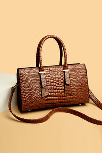 Womens Handbag-Textured PU Leather Handbag | Shoes & Bags/Handbags