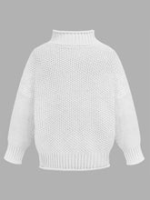 Load image into Gallery viewer, Womens Sweater-Turtleneck Long Sleeve Sweater | sweater
