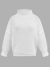 Load image into Gallery viewer, Womens Sweater-Turtleneck Long Sleeve Sweater | sweater
