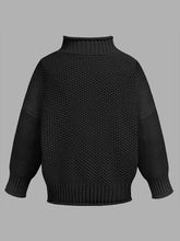 Load image into Gallery viewer, Womens Sweater-Turtleneck Long Sleeve Sweater | sweater
