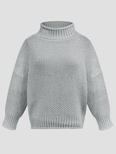 Load image into Gallery viewer, Womens Sweater-Turtleneck Long Sleeve Sweater | sweater
