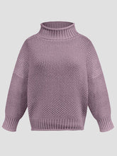 Load image into Gallery viewer, Womens Sweater-Turtleneck Long Sleeve Sweater | sweater
