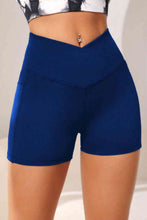 Load image into Gallery viewer, Womens Activewear-Wide Waistband Active Shorts with Pocket | Activewear/Activewear Sets
