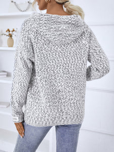 Womens Sweater-Zip-Up Hooded Sweater for Women