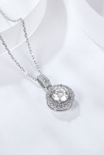 Load image into Gallery viewer, Moissanite Pendant Necklace-2 Carat Moissanite Round Pendant Necklace
