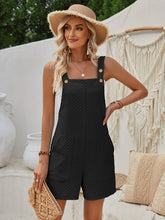 Load image into Gallery viewer, Womens Romper-Casual Square Neck Wide Strap Romper
