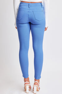 YMI Jeanswear Full Size Hyperstretch Mid-Rise Skinny Pants | Blue Jeans