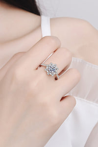 Moissanite Ring-Can't Stop Your Shine 925 Sterling Silver Moissanite Ring | moissanite ring